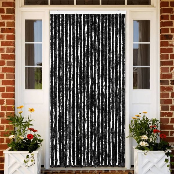 vidaXL Insektenschutz-Vorhang Anthrazit 90x220 cm Chenille 284289