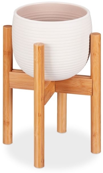 Blumenständer Bambus verstellbar