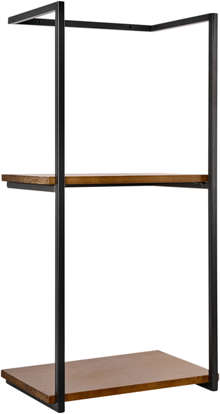 Wandregal LOLOG Metall Schwarz
