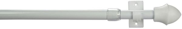 Liedeco Scheibenstange Paradiso, Ø 12 mm, 1-läufig, ausziehbar, ohne Bohren, verschraubt, Kunststoff, Metall