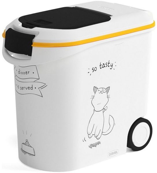Curver Vorratsdose Futtercontainer Katze Dinner is served