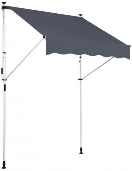 Klemmmarkise Westerly 400x120 cm, anthrazit