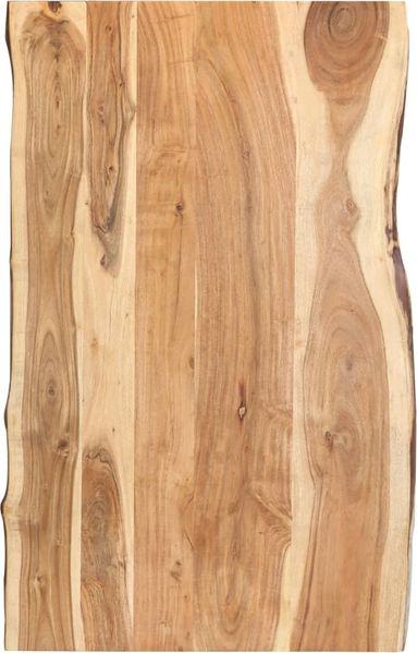 vidaXL Tischplatte Massivholz Akazie 100x(50-60)x3,8 cm 286332