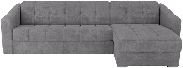 Vente-unique - DARIELO Sofa Stoff Grau - B 223 cm152 cm x H 85 cm x L 275 cm Bild 4