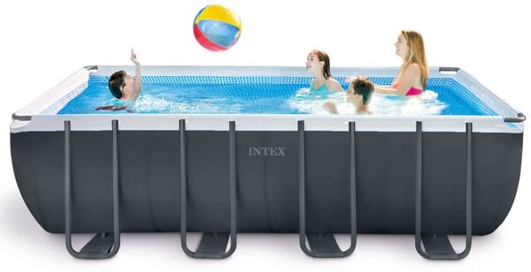 Intex 'Frame Pool Set Ultra Quadra XTR', 549 x 274 x 132 cm, rechteckig, grau Bild 11