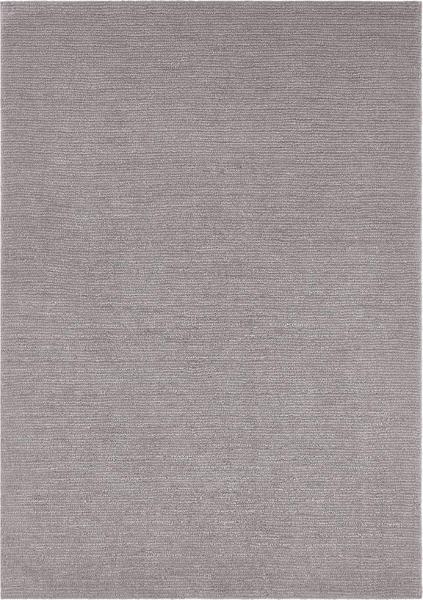 Kurzflor Teppich Supersoft Hellgrau - 160x230x1cm