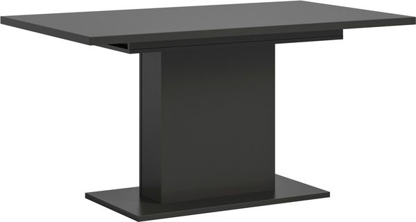 Home affaire Esstisch Motus, ausziehbar 150 -190 cm, inklusive 40 cm Einlegeplatte (Set, 1-St), Säulengestell mit Bodenplatte, Tisch, Küchentisch, Esszimmer, Küche