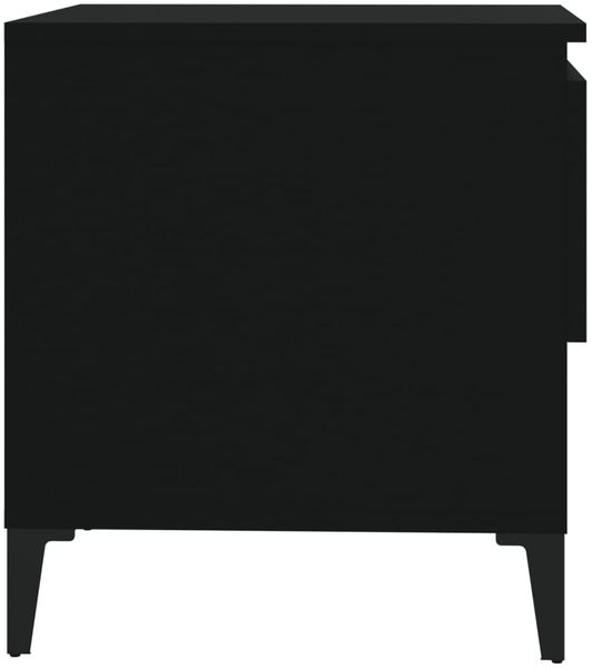 vidaXL Beistelltische 2 Stk. Schwarz 50x46x50 cm Holzwerkstoff 819551 Bild 9