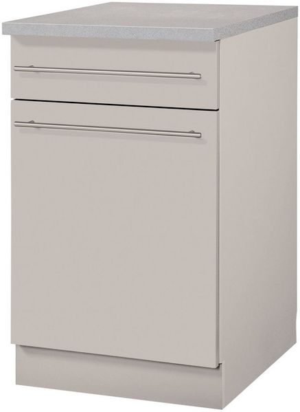 wiho Küchen Unterschrank Chicago 50 cm breit, 1 Schubkasten und 1 Tür