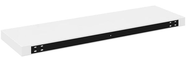 vidaXL Schweberegal Hochglanz-Weiß 80x23,5x3,8 cm MDF 323751 Bild 8