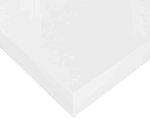 vidaXL Schweberegal Hochglanz-Weiß 80x23,5x3,8 cm MDF 323751 Bild 11