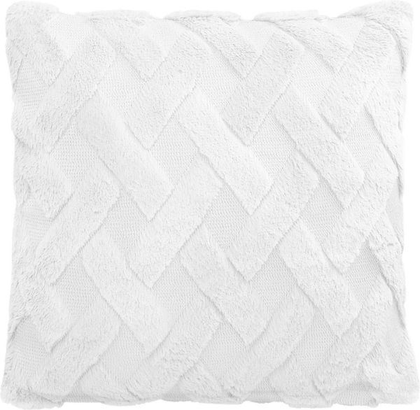 Aspero Dekokissen 4er Set Kissenbezüge Sofia, Plüsch Couchkissen 45 x 45 cm mit Cashmere Feeling