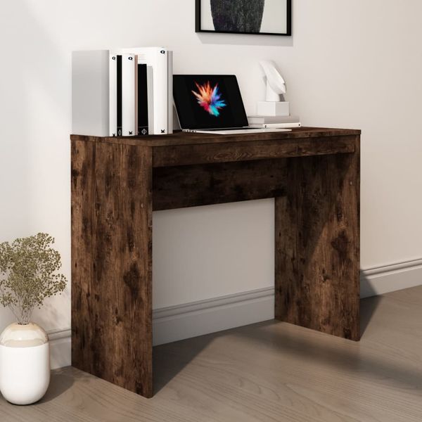 vidaXL Schreibtisch Räuchereiche 90x40x72 cm Holzwerkstoff 815303