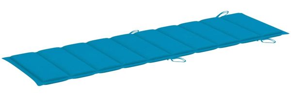 vidaXL Sonnenliegen 2 Stk. mit Tisch und Auflagen Massivholz Akazie 3077380 Bild 8