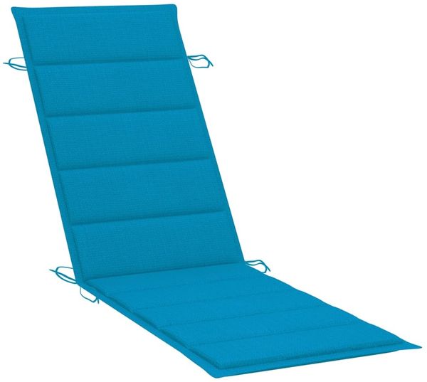vidaXL Sonnenliegen 2 Stk. mit Tisch und Auflagen Massivholz Akazie 3077380 Bild 11