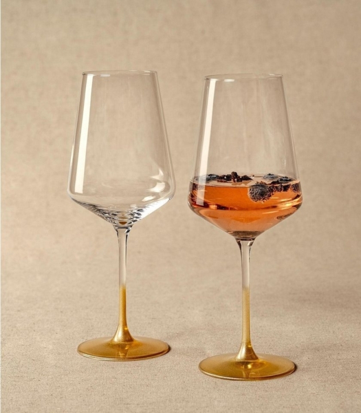 LEONARDO Weinglas PUCCINI, 560 ml, spülmaschinenfest, 2-tlg, Kristallglas, 2-teilig