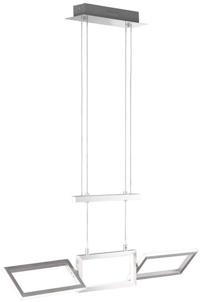 LED Zugpendelleuchte, ALU, Elemente beweglich, L 81,5 cm