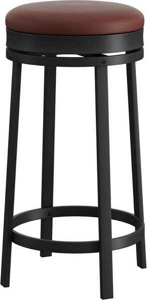 GarveeMore Barhocker 24 Zoll Schwenkbar Hocker Set von 2,Counter Höhe Bar Hocker Fußlehne