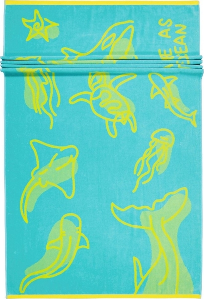 Vossen Strandtücher Free Ocean, 100% Baumwolle (1-St)