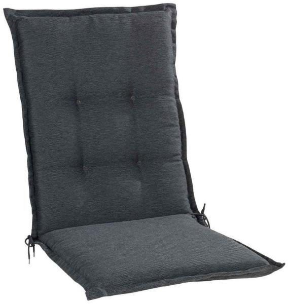 GO-DE Mittellehner-Auflage 108 cm x 50 cm x 7 cm, grau, anthrazit