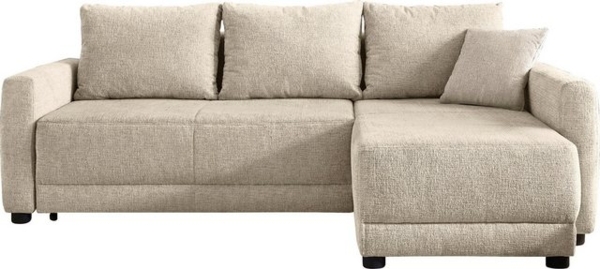 Jockenhöfer Gruppe Ecksofa Venezia, inklusive Bettfunktion und Bettkasten, Ottomane links oder rechts montierbar, inkl. Rücken- und Zierkissen Bild 4