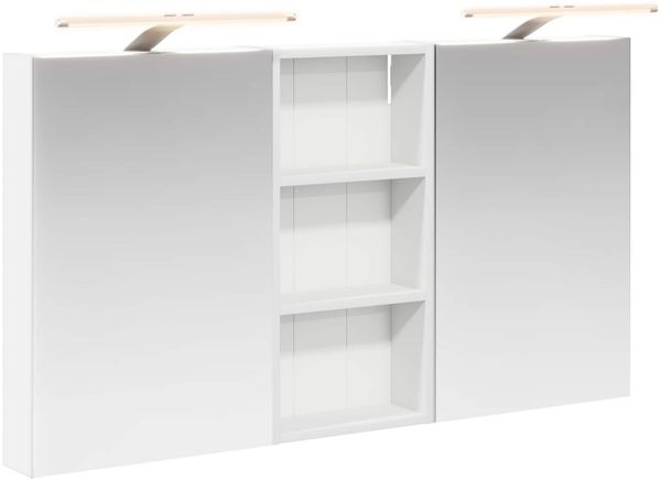 vidaXL Badezimmerschrank-Set 3 pcs 110 x 10,5 x 60,5 cm Holzwerkstoff 3403720 Bild 2