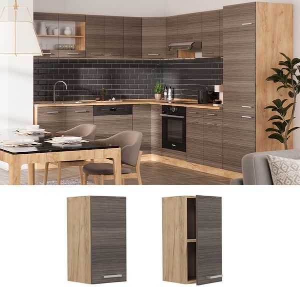 Hängeschrank R-Line Edelgrau 30 cm Vicco Bild 2