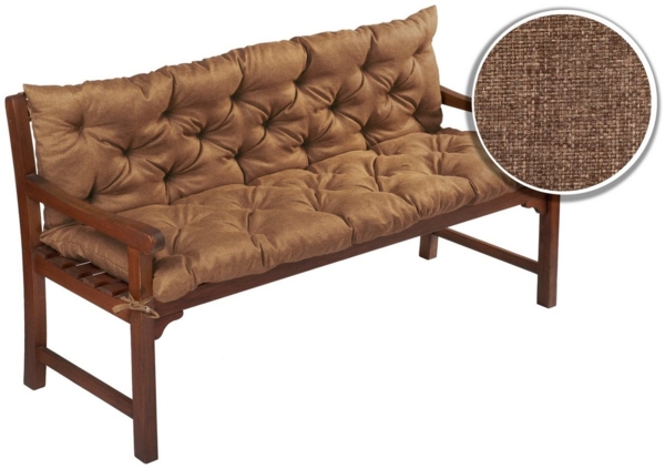 sunnypillow Bankauflage Bankauflage Stuhlkissen viele Farben und Größen zur Auswahl, 140x50x50cm braun Bild 2