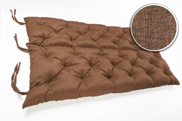 sunnypillow Bankauflage Bankauflage Stuhlkissen viele Farben und Größen zur Auswahl, 140x50x50cm braun Bild 3