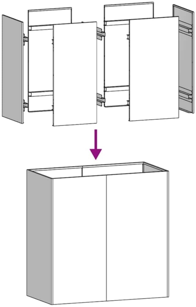 vidaXL Pflanzkübel Weiß 80x40x80 cm Kaltgewalzter Stahl 860711 Bild 5