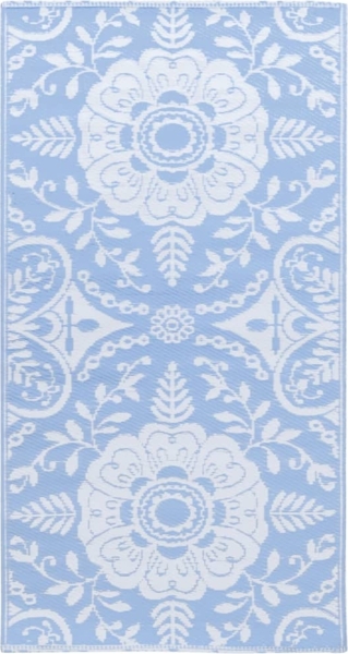 vidaXL Outdoor-Teppich ARAKIL Babyblau 80x150 cm PP 310452