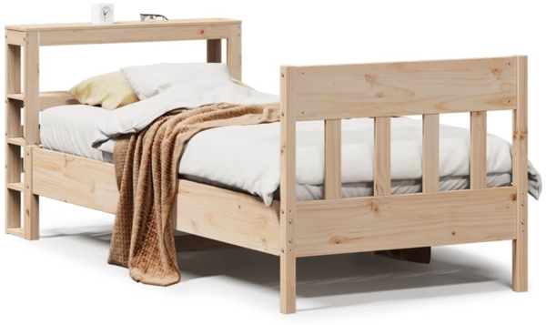 vidaXL Massivholzbett ohne Matratze 90x190 cm Kiefer 3306285