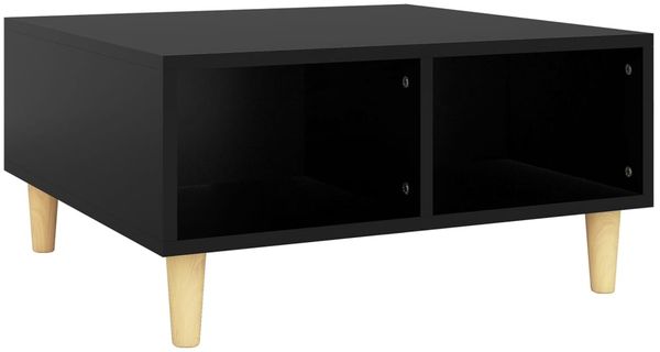vidaXL Couchtisch Schwarz 60 x 60 x 30 cm Spanplatte [805978] Bild 2