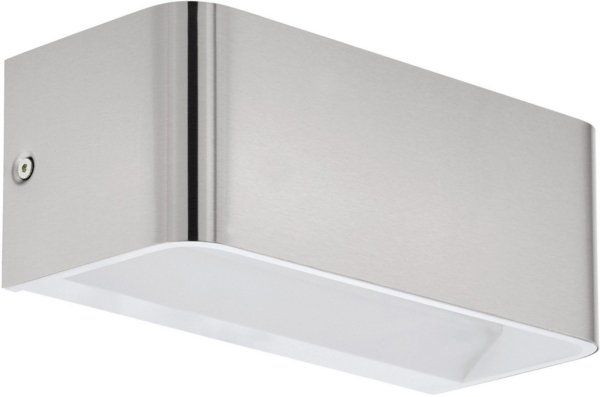 Eglo 98425 LED Wandleuchte SANIA Up & Downlight 4 Alu nickel-matt L:20cm H:8cm T:9cm 10W 3000K
