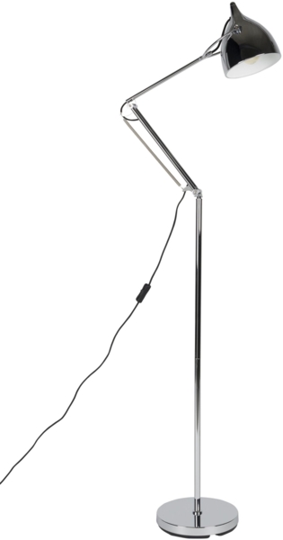 Zuiver Stehlampe Reader | Design-Klassiker in Chrom-Optik