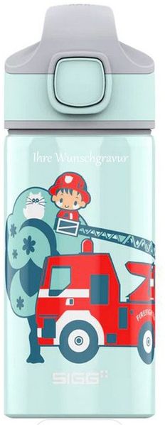 Sigg Trinkflasche Sigg Kinder Trinkflasche Miracle Kids Alu 0.4 L, mit Ihrer persönlichen Wunschgravur