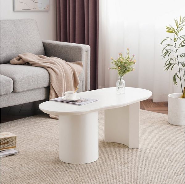 Merax Couchtisch Wolke (1-St), Beistelltisch Scandi, Wohnzimmertisch, Kaffetisch, Breite:100cm