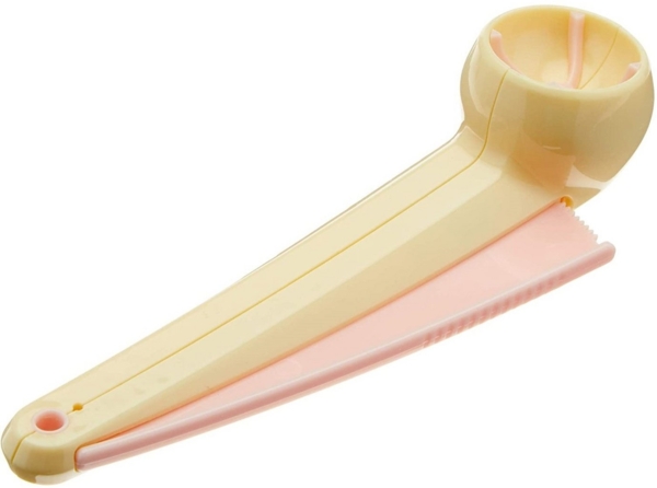 Zenker | Makronenformer Makronator 3 cm | Teigportionierer für Makronen & Plätzchen | aus Kunststoff | creme/rosa | perfekte Teigportionen für gleichmäßiges Backen Bild 5