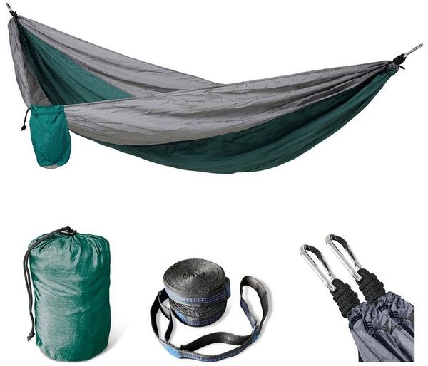 SVITA Hängematte SVITA Outdoor Hängematte, aus Fallschirmnylon