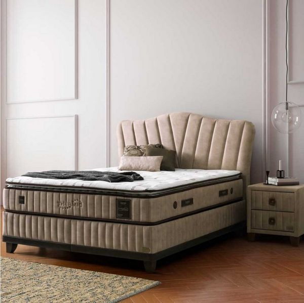 Bambi Boxspringbett Schlafzimmer Set Boxspringbett 180x200 - 140x200 Thermic Prime