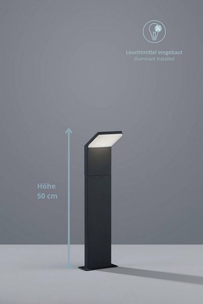 lightling LED Außen-Stehlampe Paul, ohne Bewegungsmelder, LED fest integriert, Wegeleuchte, IP54 Outdoor