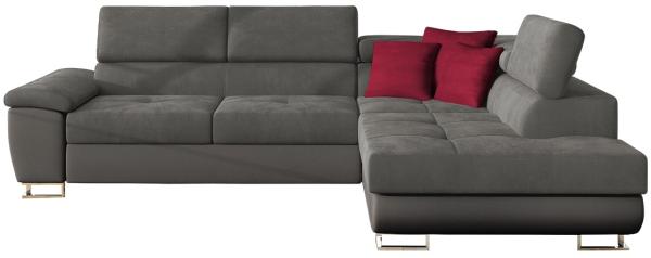 Ecksofa Cotere (Soft 029 + Uttario Velvet 2971 + Kronos 02, Seite: Rechts)