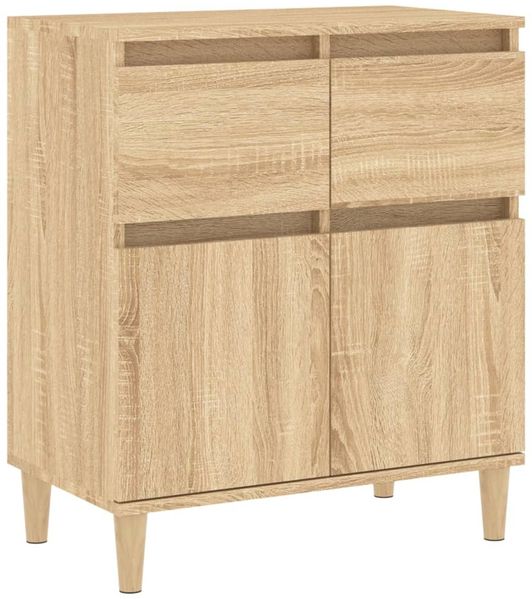 Sideboard, Kommode Sonoma-Eiche 60x35x70 cm Holzwerkstoff