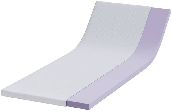vidaXL Matratzenauflage, Jacquard Stoff weiß, Höhe 5 cm, 80x200 cm Bild 3