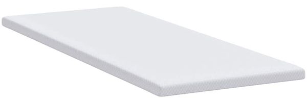 vidaXL Matratzenauflage, Jacquard Stoff weiß, Höhe 5 cm, 80x200 cm Bild 5