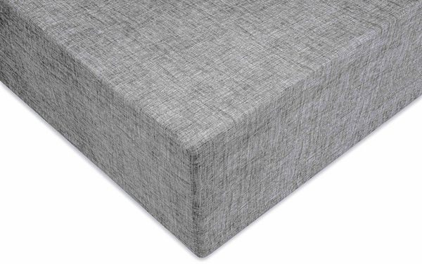 ZO HOME Spannbettlaken Lino, Renforcé, Gummizug: rundum, (1 Stück), Laken aus 100% Baumwolle, Leinen Optik, Print, Betttuch ab 90x200