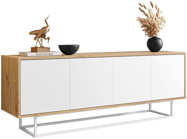 Lookway TV-Schrank SANAYI LOFT mit Metallgestell Breite: 156 cm