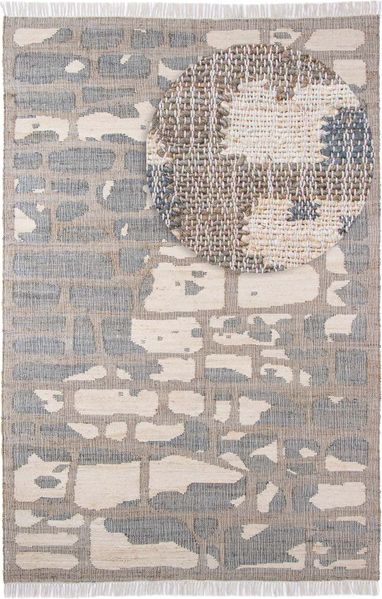 Juteteppich - Alistair 290 x 190 cm - grau
