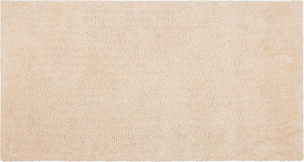 Teppich hellbeige 80x150 cm Shaggy DEMRE