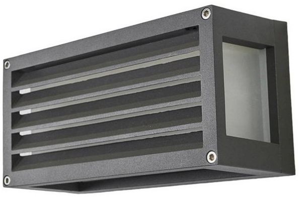Lucande Außen-Wandleuchte Aurelien, Metall, Schwarz IP54, 1 x 15 W LED